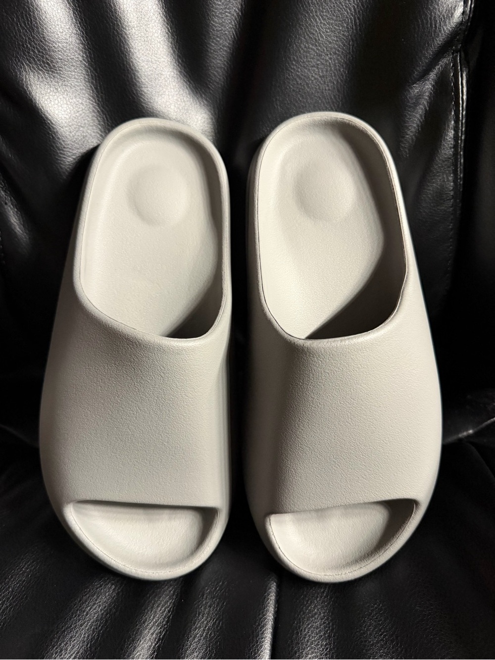 Yeezy Gray YS-01 Unisex Slide Sandals Comfort Logo Slip-On Casual US 9 M/10W